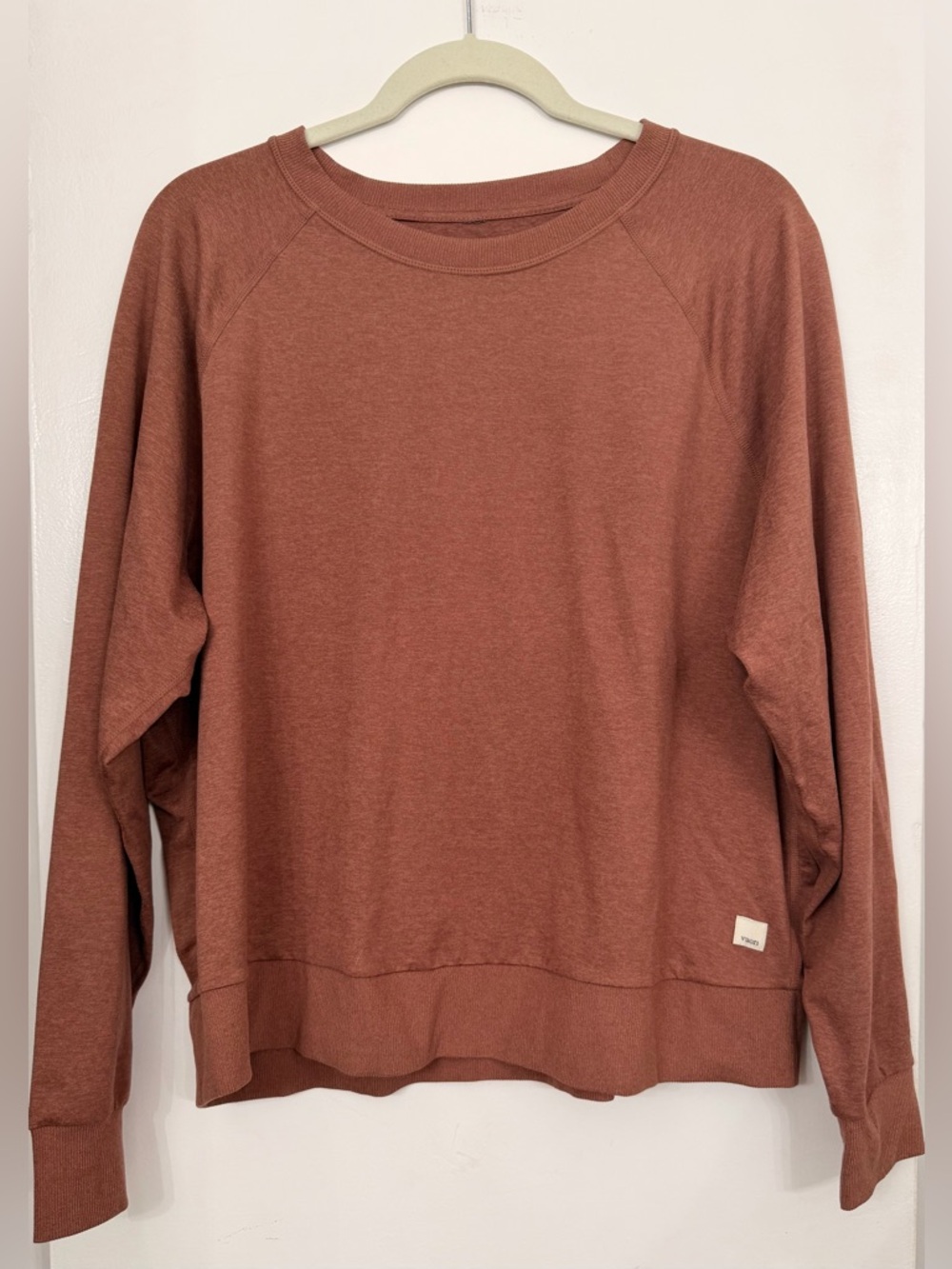 Vuori Halo Crewneck Pullover Long Sleeve Rust Brown Size XL/XXL - Picture 2 of 6